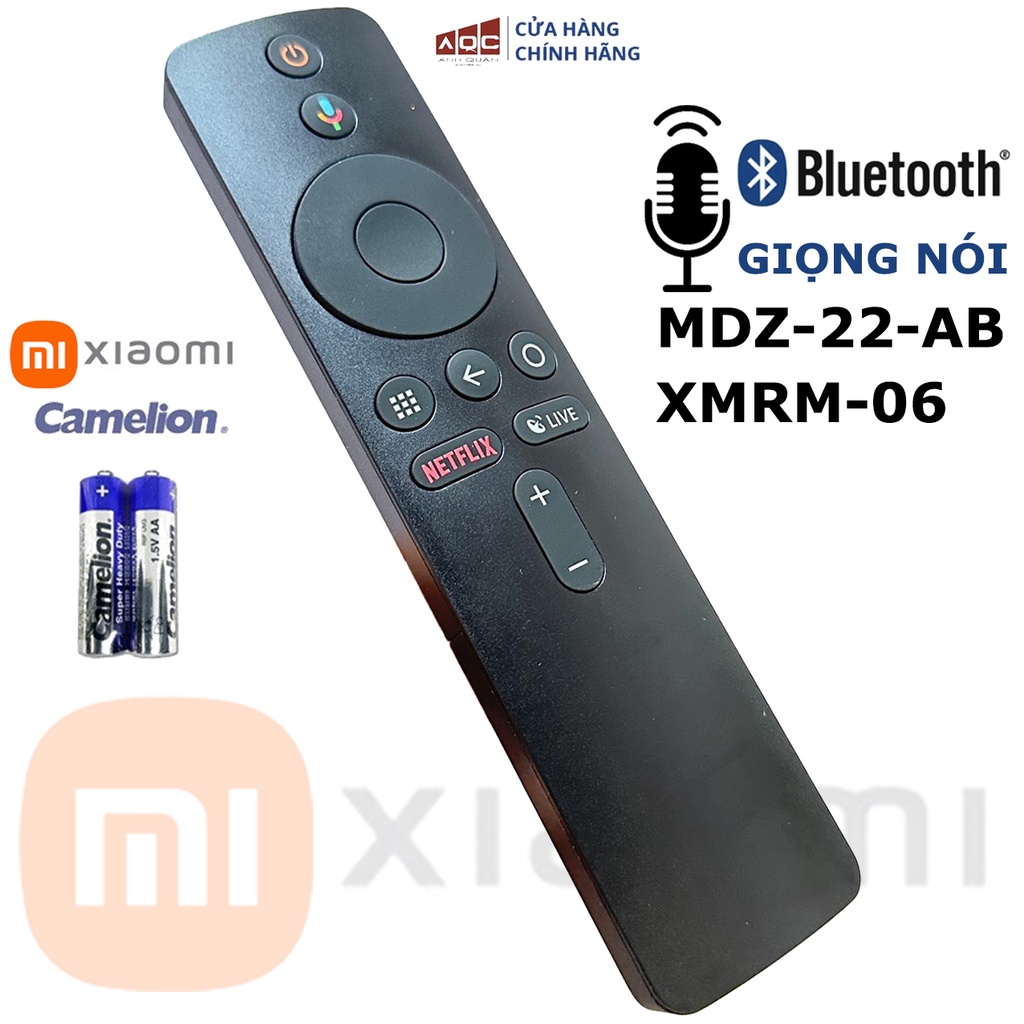 Điều Khiển TV Xiaomi Mi box S MDZ-22-AB XMRM-06 - Remote Xiaomi Mi Box S (Loại Chính Hãng - Tặng pin chống chảy nước)