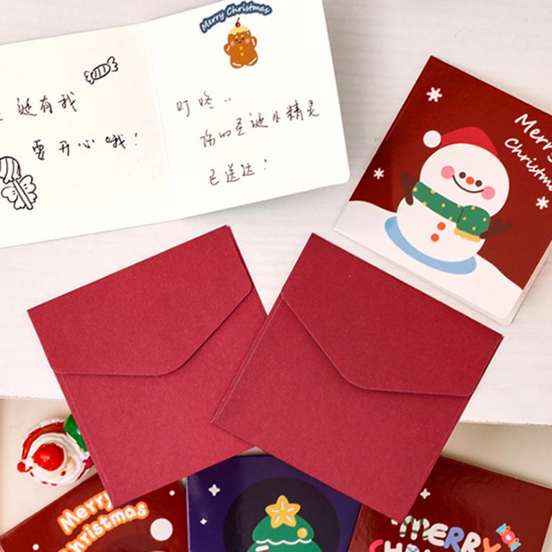 Thiệp Chúc Mừng Giáng Sinh Xinh Xắn Sáng Tạo Thẻ