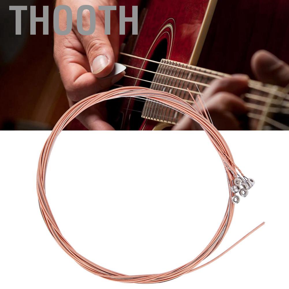Thooth Folk Acoustic 6-string Steel Strings Copper Brass Musical Instrument