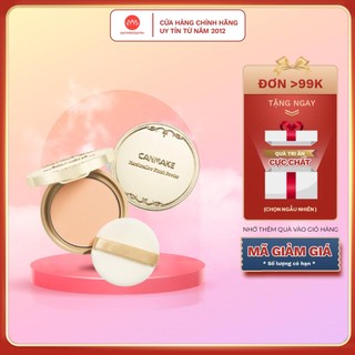 Phấn phủ kiềm dầu Canmake Marshmallow Finish Powder SPF26 PA++ dưỡng da, không cồn 10g - chính hãng