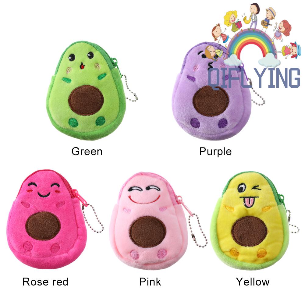 Ví Nhỏ Đựng Tiền Xu Hình Trái Bơ Thời Trang Cho Nữ