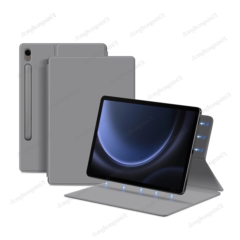 Ốp Bao Da Máy Tính Bảng Có Ngăn Đựng Bút Cảm Ứng Cho samsung galaxy tab s9 fe s9 plus s7 fe s8 plus tab s7 s8 s9 11 inch