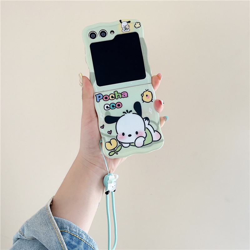 Bao Da Điện Thoại Chống Sốc Họa Tiết Hoạt Hình Cho samsung z flip 3 4 5 z flip5 zflip5