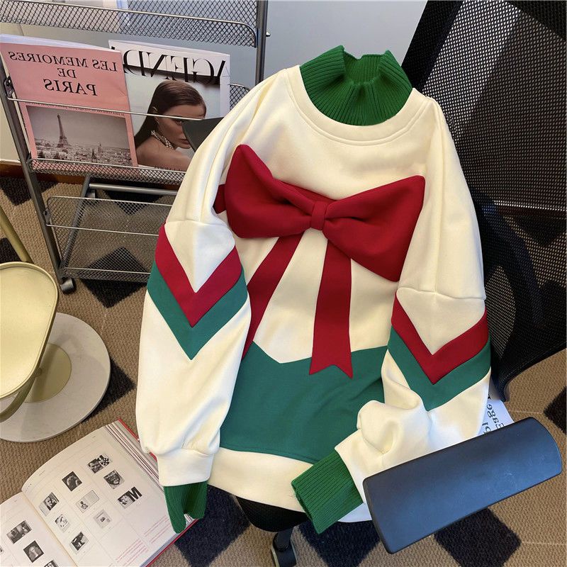 Hàng Có Sẵn Áo Thun sweatshirt Tay Dài size Lớn In Nhãn Hiệu size Lớn Cho Nữ Sinh Đại Học