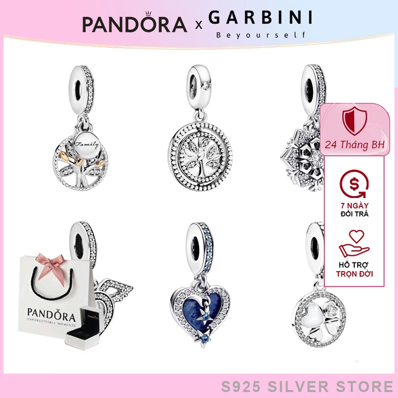 Charm bạc S925 Pandora hàng chuẩn bạc -Bộ sưu tập charm treo