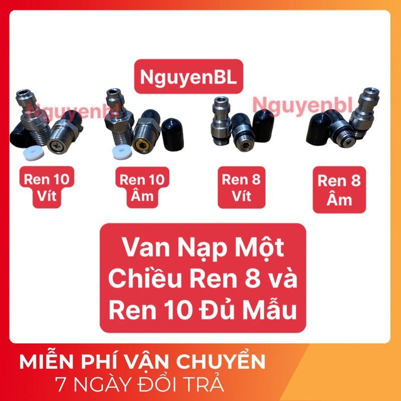 Van nạp một chiều chân 8-10 đủ loại! và phụ kiện ronsin thay thế cho van nạp!