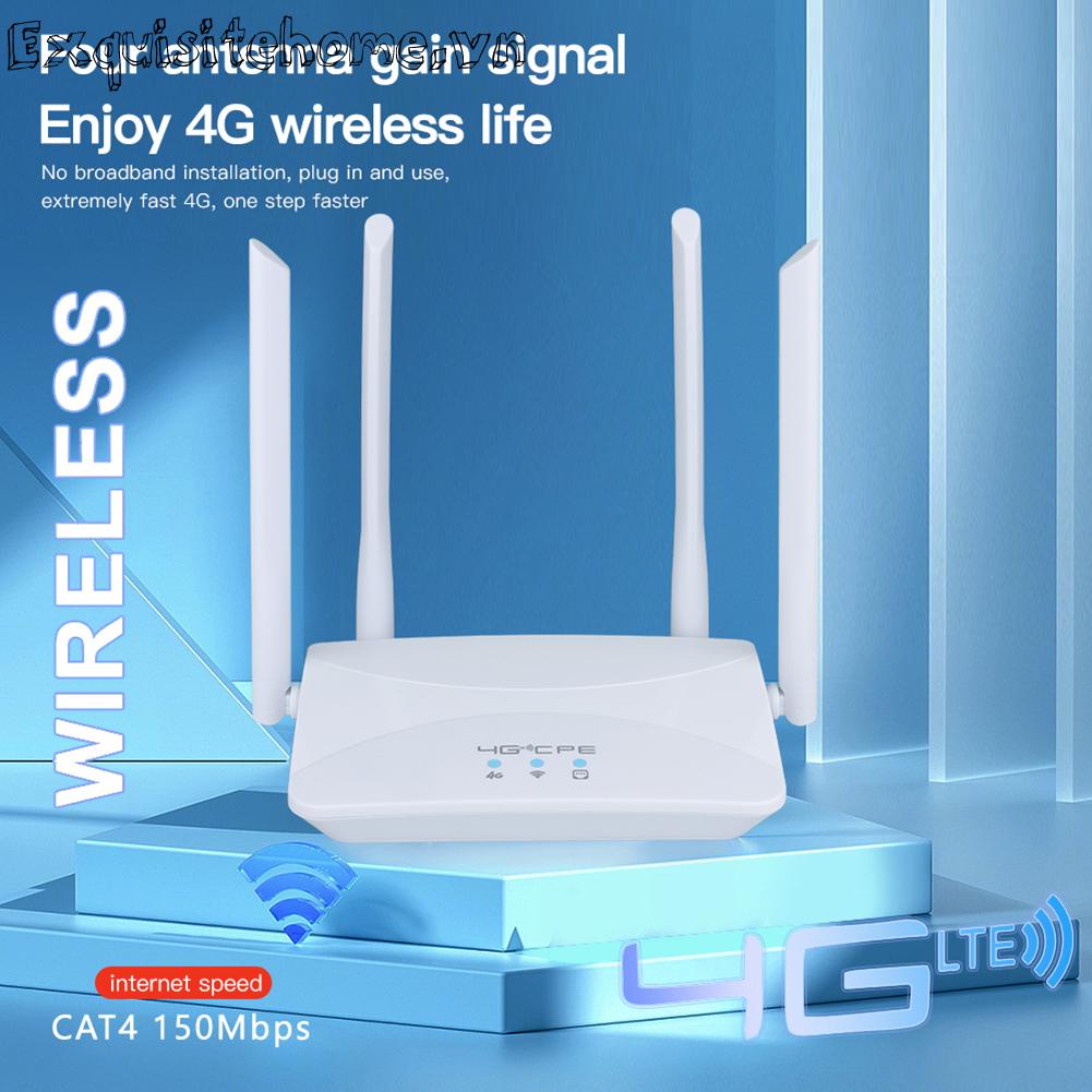 Máy Định Vị Không Dây 150mbps lte cpe rj45 usb 4g Với Khe Thẻ sim