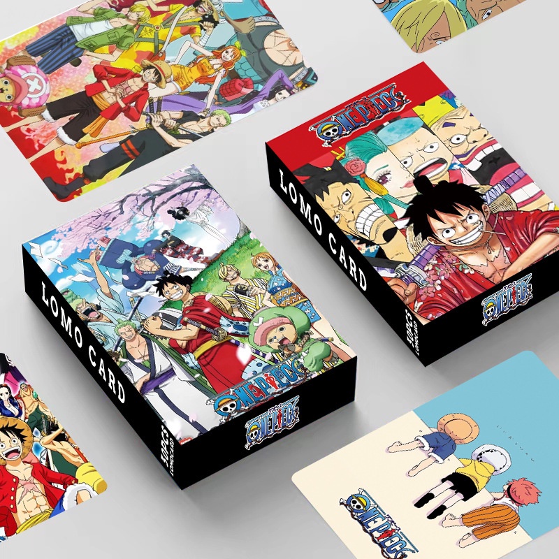 ONE PIECE Lomo Card Double-sided Color Printing Monkey·D·Luffy Roronoa Zoro Photocard 30pcs/box