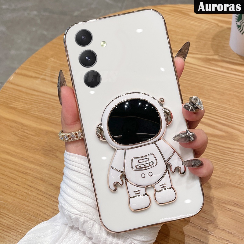 Ôp Điện Thoại Dẻo Họa Tiết Phi Hành Gia Kèm Giá Đỡ Chống Rơi Cho samsung galaxy m54 m34 m14 galaxy m54 m34 m14 Ốp