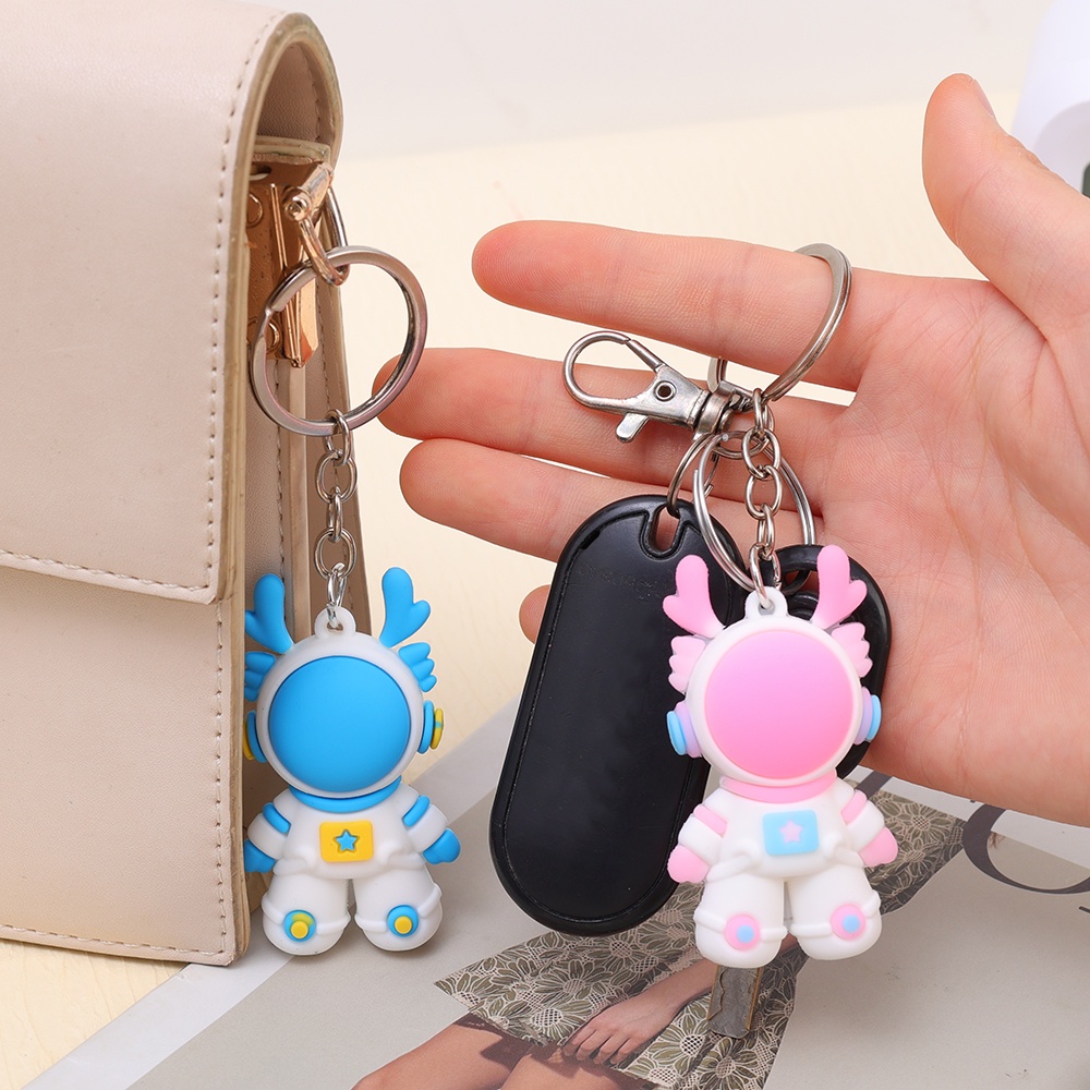 Hoạt Hình Móc Chìa Khóa Hình Rồng Phi Hành Gia Dễ Thương