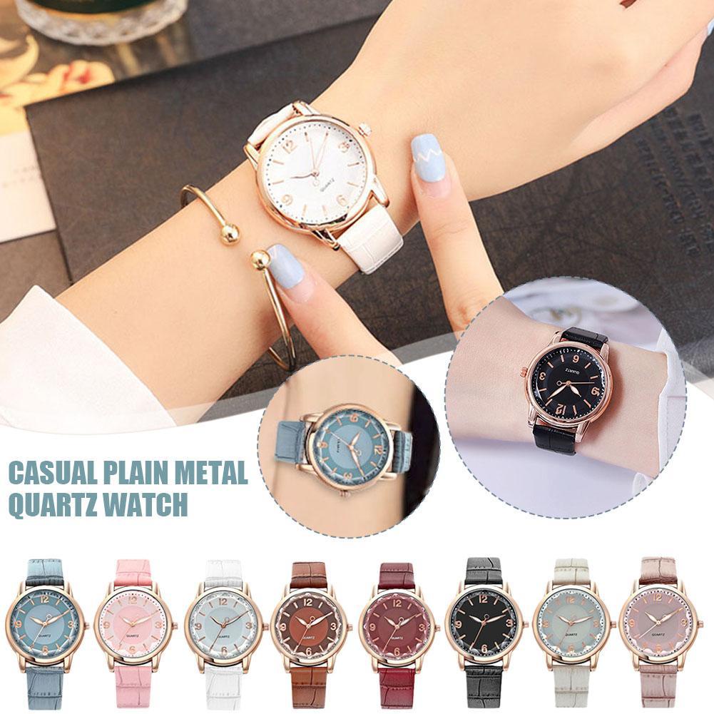 1 Đồng Hồ quartz Kim Loại Hai Màu Sáng Tạo g3t7