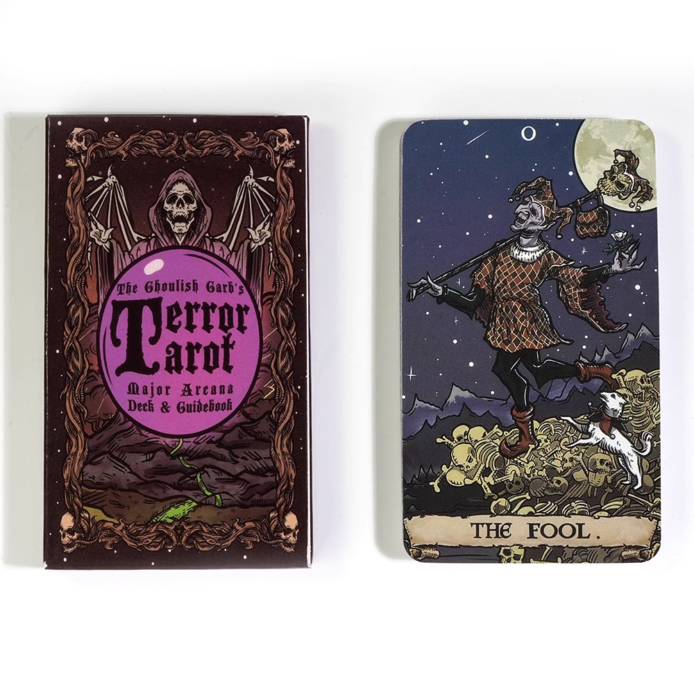 The Ghoulish Garb Terror Tarot - 22 Card Major Arcana Tarot