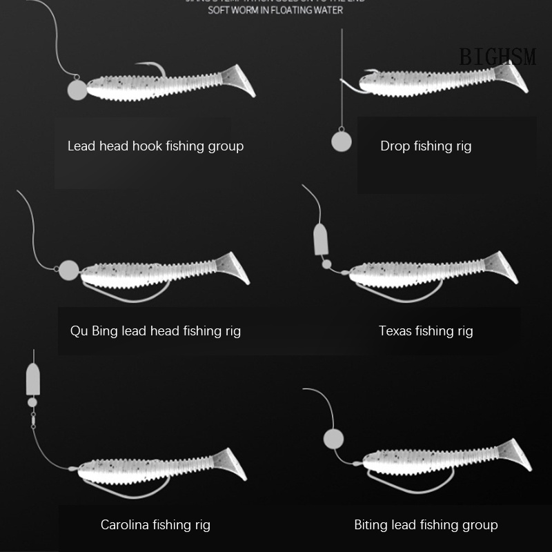 Mồi Câu Cá Hình Chữ t Mềm Mại Chuyên Dụng skk