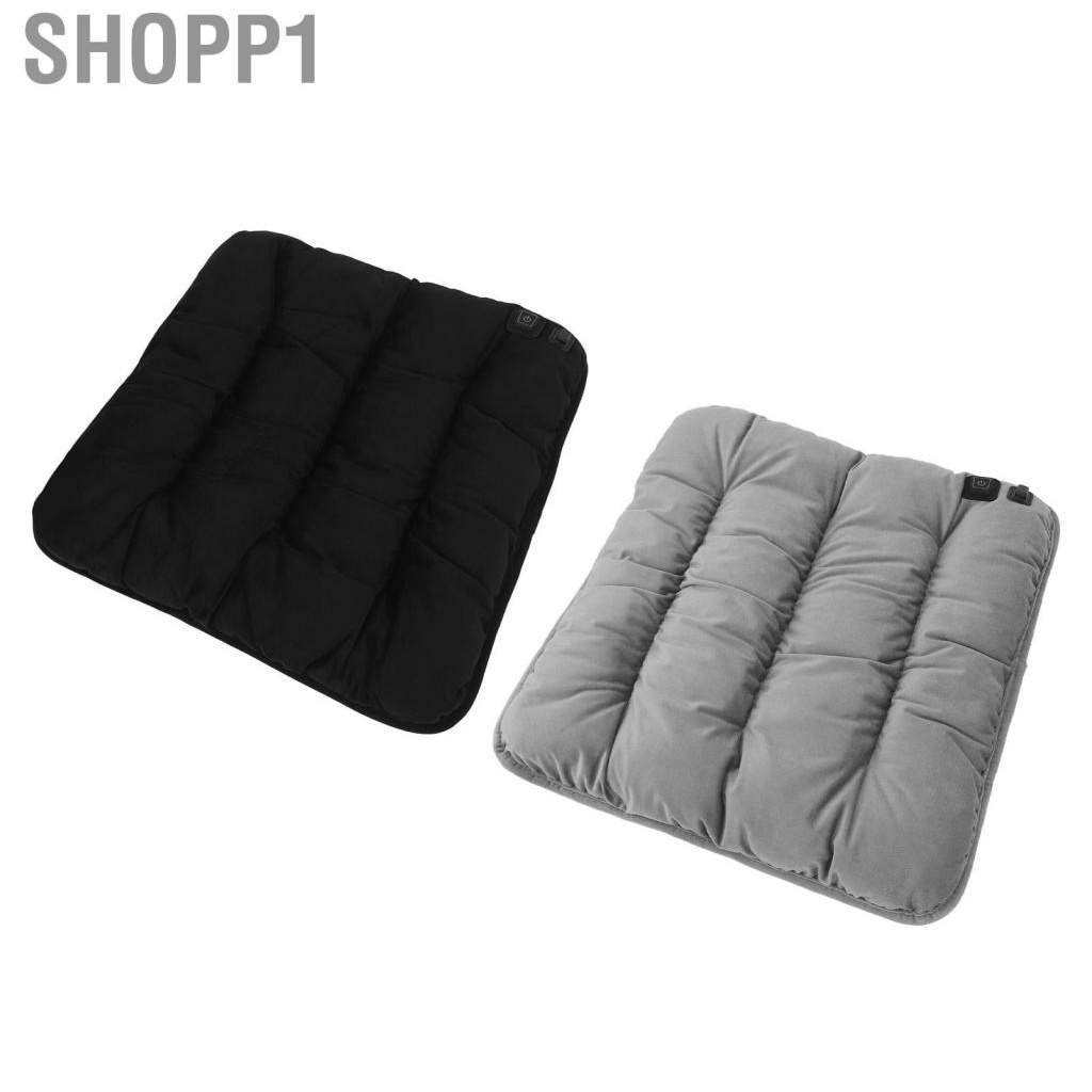 Shopp1 Heated Seat Cushion DC5V 2A 3 Levels Temperature Control Fast Heating Multiple Protection USB Pads