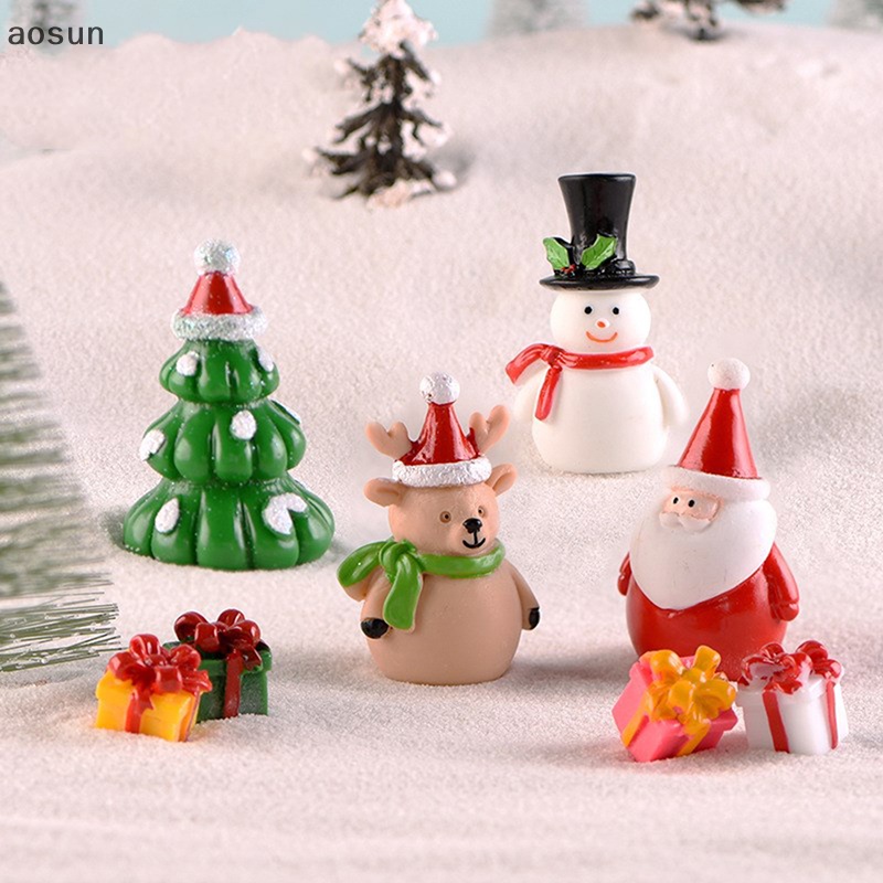 Mô Hình Ông Già Noel / Người Tuyết / Cây Thông Giáng Sinh Trang Trí