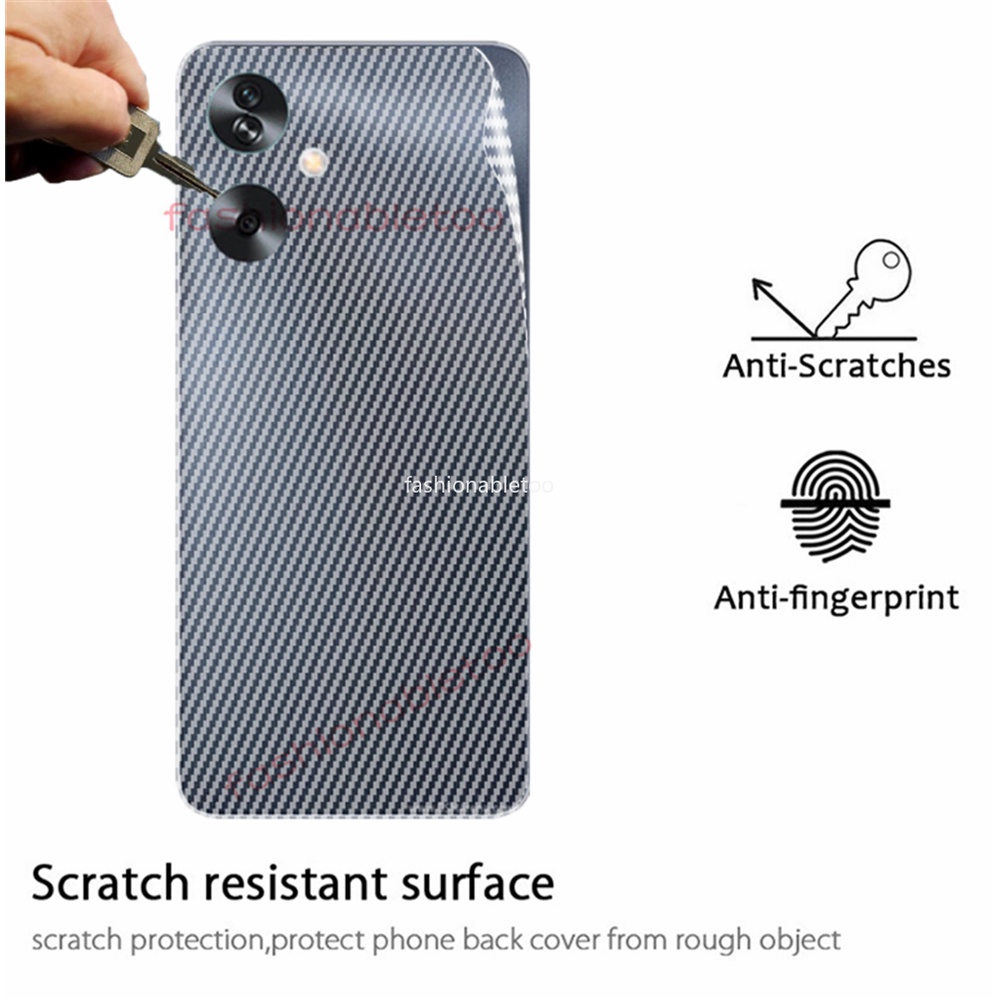 Phim Dán Bảo Vệ Mặt Sau Bằng Sợi carbon Trong Suốt Chống Trầy Cho oppo a79 a 79 oppoa79 5g 2023