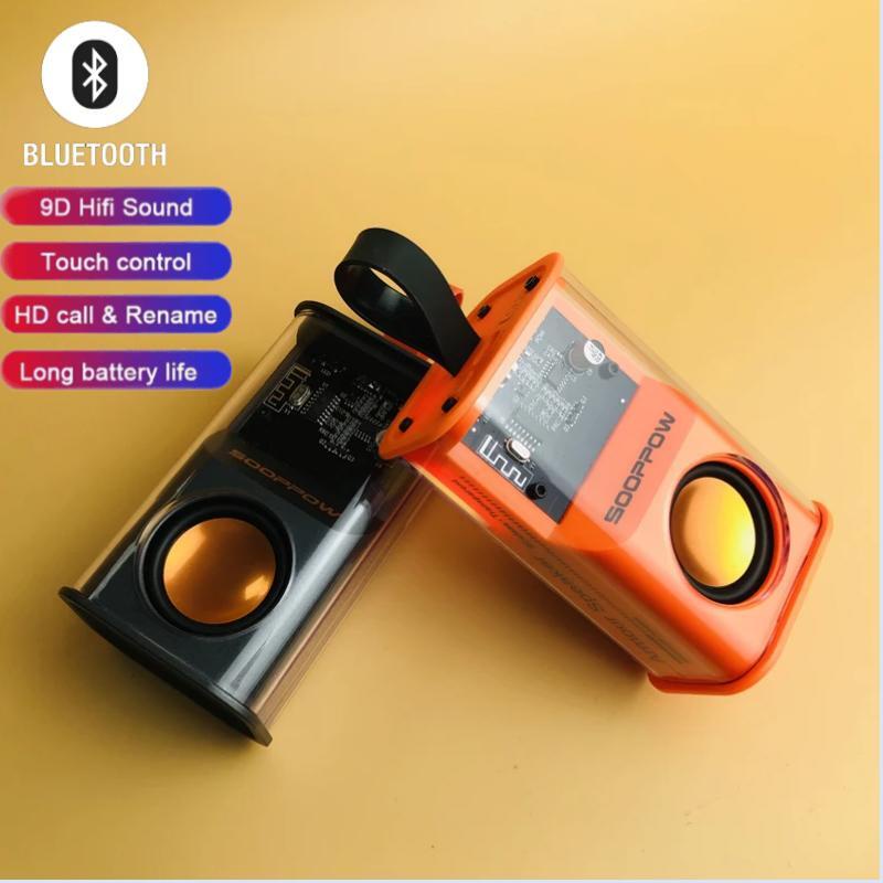 Sooppow Loa bluetooth Không Dây Có Đèn led rgb Thiết Kế Nhỏ Gọn Tiện Dụng