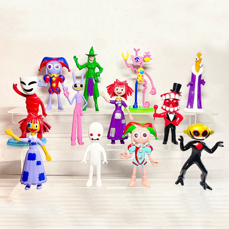 The Amazing Digital Circus Bộ 12 Mô Hình Rạp Xiếc Kỹ Thuật Số Trang Trí