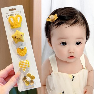 Set 5 Kẹp Tóc Nơ Dễ Thương Cho Bé Gái
