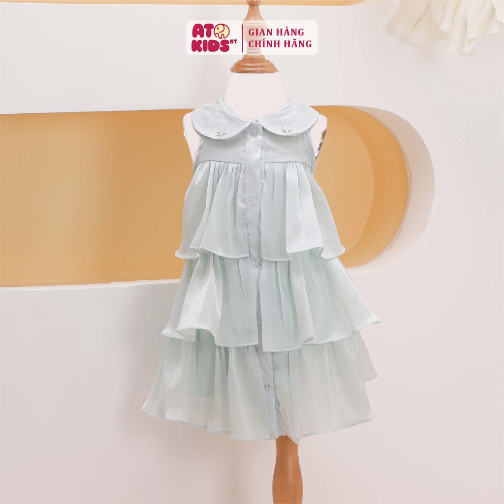 Đầm Sen cổ bèo AT105