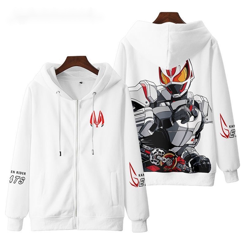 Áo Hoodie Tay Dài Có Khóa Kéo In Họa Tiết kamen rider Gstes dgp 3d Thời Trang Mùa Thu Cho Nam Và Nữ