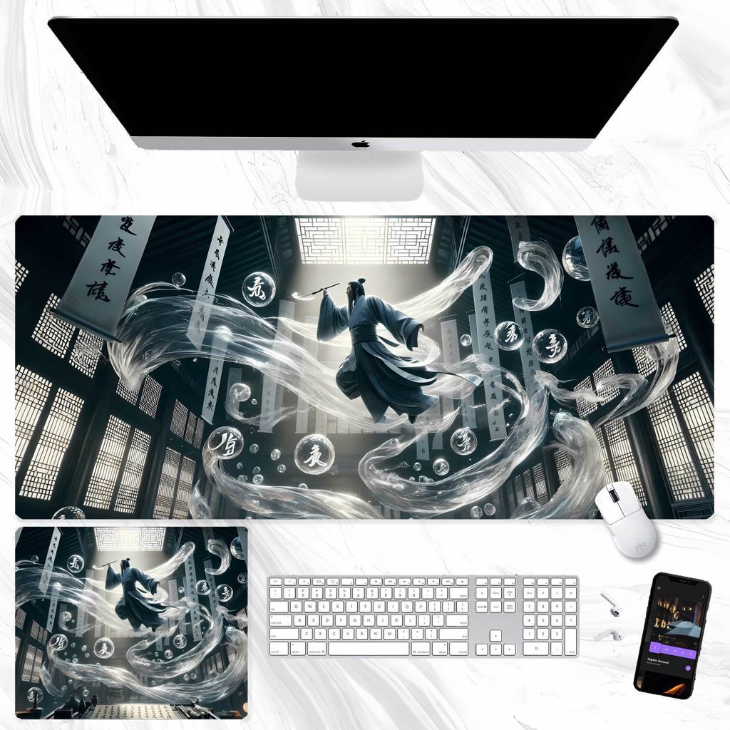 Tấm Lót Chuột Và Bàn Phím Máy Tính In Hình Hoạt Hình anime Trung Quốc Cỡ Lớn Dành Cho Văn Phòng / Ký Túc Xá
