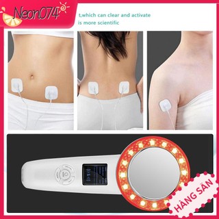 Neon074 Máy mát xa giảm béo cơ thể EMS Màu siêu âm Ánh sáng chống nhăn Dụng cụ làm đẹp