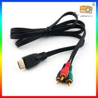Bộ chuyển đổi cáp chuyển đổi AV âm thanh video 3ft tương thích HDMI từ nam sang 3 RCA