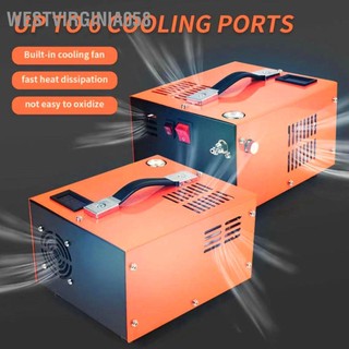 Westvirginia058 Máy nén khí PCP bơm súng hơi áp suất cao tích hợp bộ chuyển đổi nguồn DC 12V cho ô tô