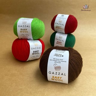 Len Baby Wool - Gazzal,đan móc áo, váy, khăn
