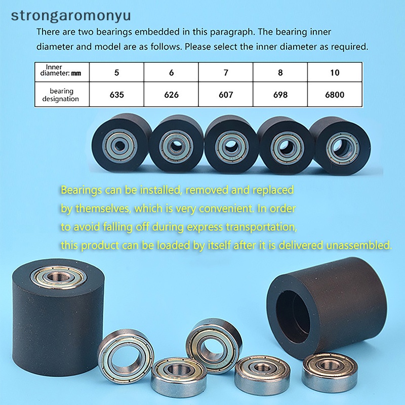 Con Lăn Bằng polyurethane pu 5 / 6 / 7 / 8 / 10mm Chuyên Dụng