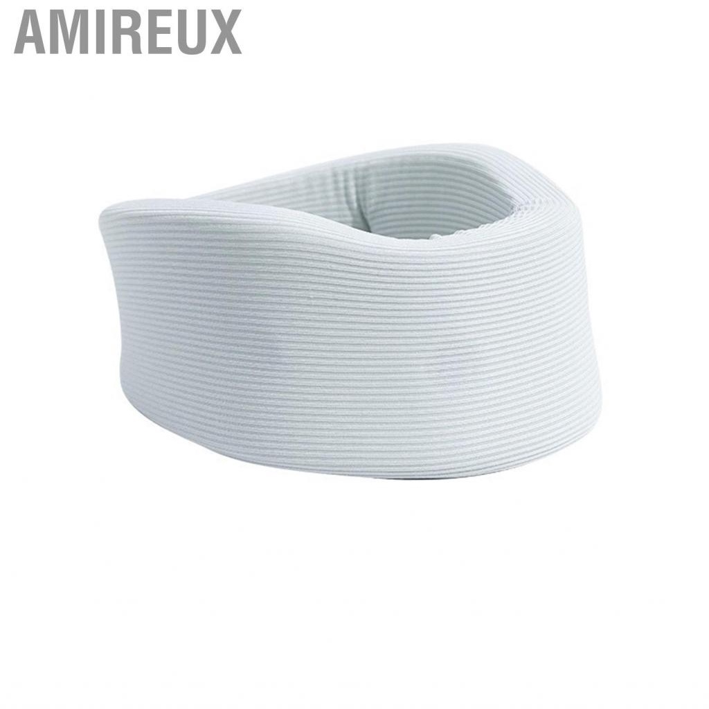 Amireux Neck Brace for Pain and Support 4D Honeycomb Silicone Comfortable Breathable Cervical Collar Office Reading Working Pressure Relief