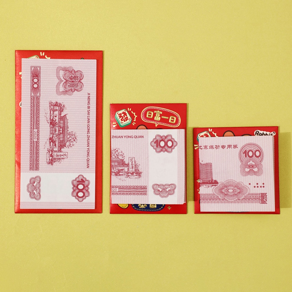 Set 6 bao Lì Xì Hình Thỏ Năm Mới 2024 Xinh Xắn