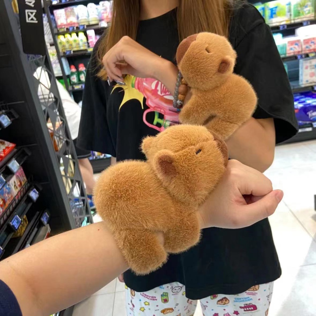 Capabala Vòng Đeo Tay Hình capybara Nhồi Bông Đáng Yêu