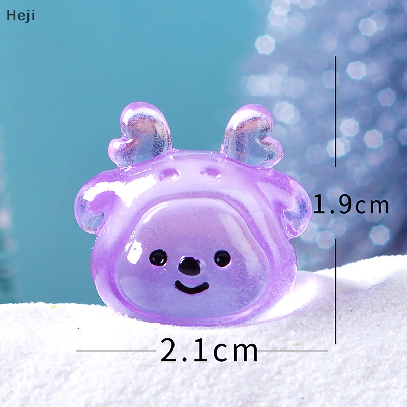 Bộ 5 Đèn Chiếu Sáng mini Hình Tuần Lộc Giáng Sinh Trang Trí Nhà Cửa / Xe Hơi