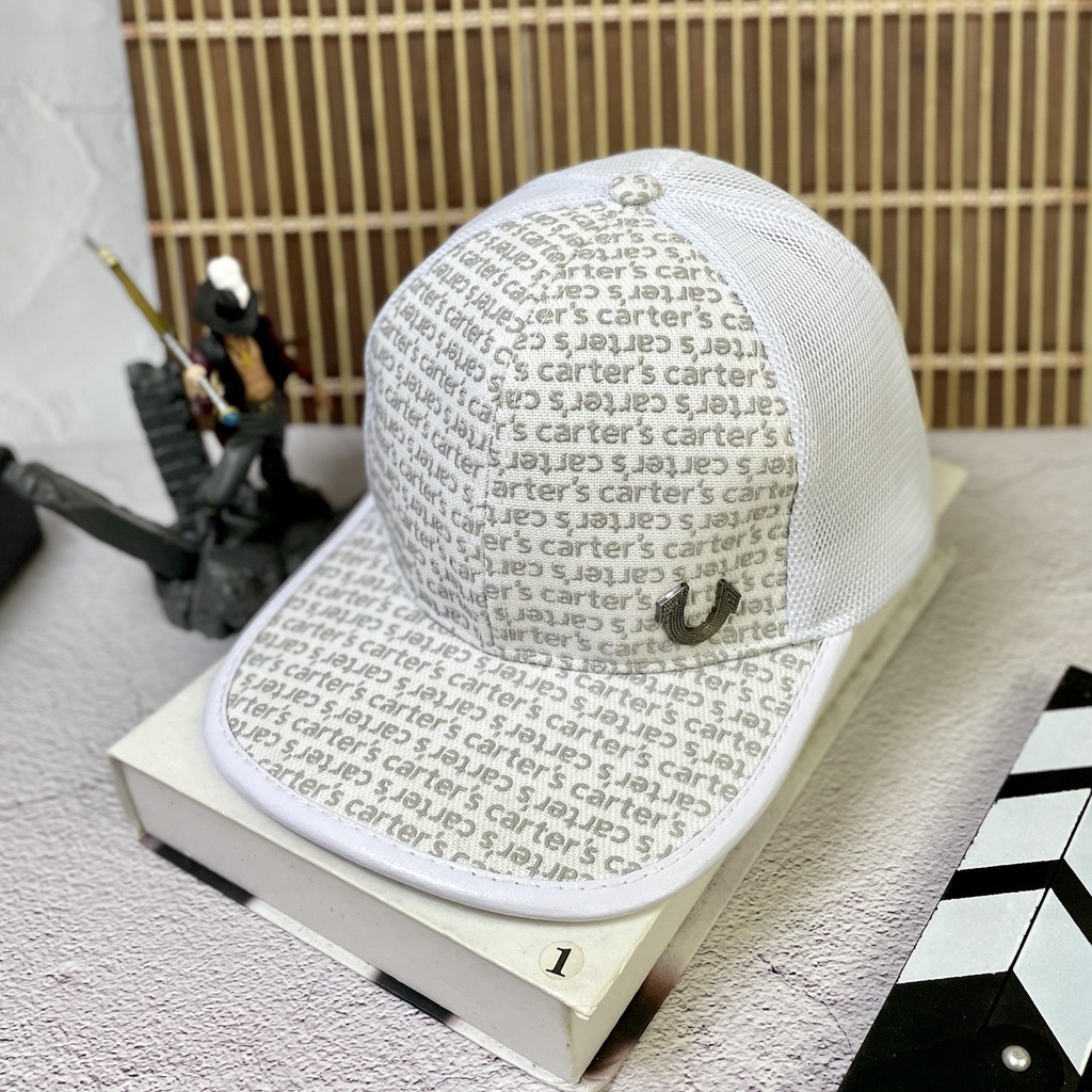 Nón Snapback họa tiết nổi, phối lưới thoáng mát, nón kết nam thời trang