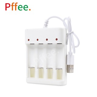 Pffee Đế Sạc Nhanh 4 Ngăn 1.2v aa / aaa