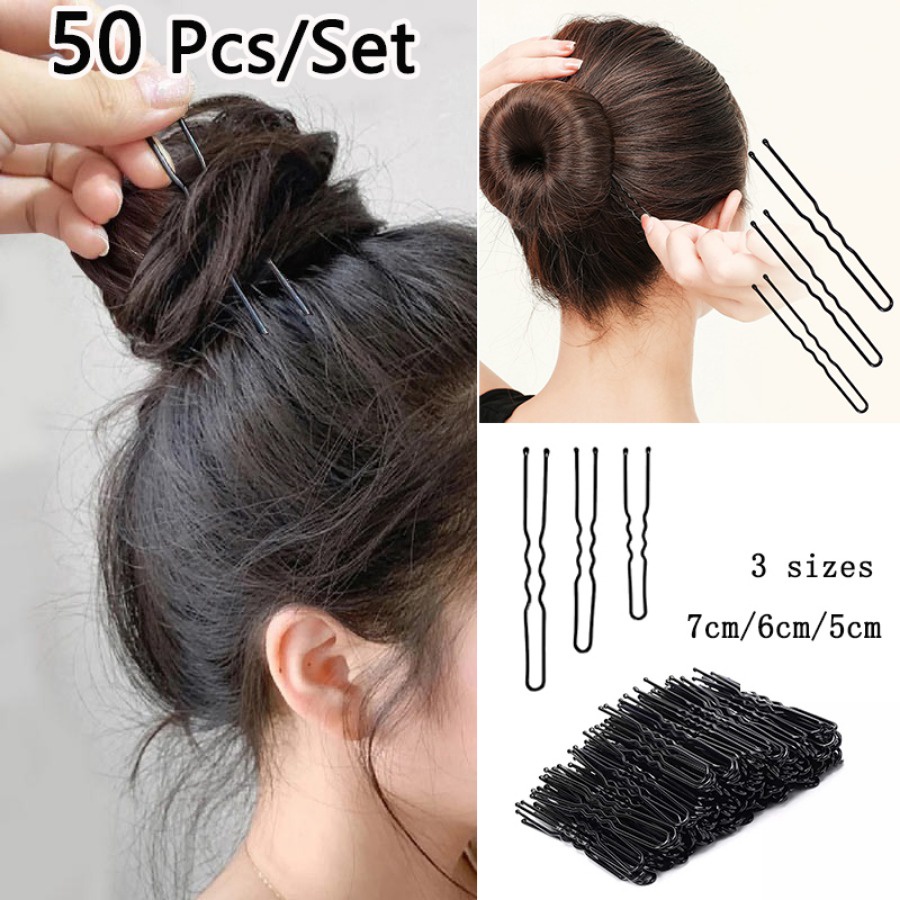 Set 50 Kẹp Tăm Chữ u Màu Đen