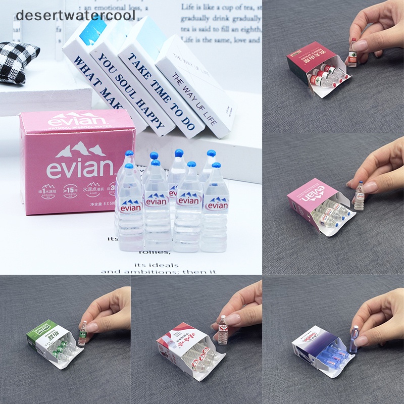 Dc Mô Hình Thùng Nước Khoáng 1 Hộp Tỉ Lệ 1: 12 Trang Trí Nhà Búp Bê