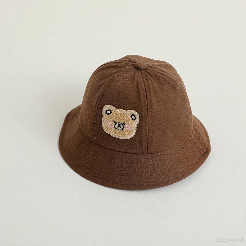 Mũ Xô Hình Gấu Hoạt Hình Chống Nắng Dành Cho Bé Trai Bé Gái