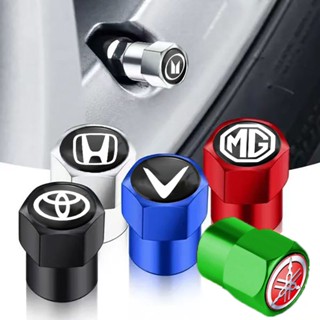 VINFAST YAMAHA Bộ 4 Nắp Van Lốp Xe Hơi / Xe Máy Bằng Kim Loại Cao Cấp Chống Bụi Có 5 Màu