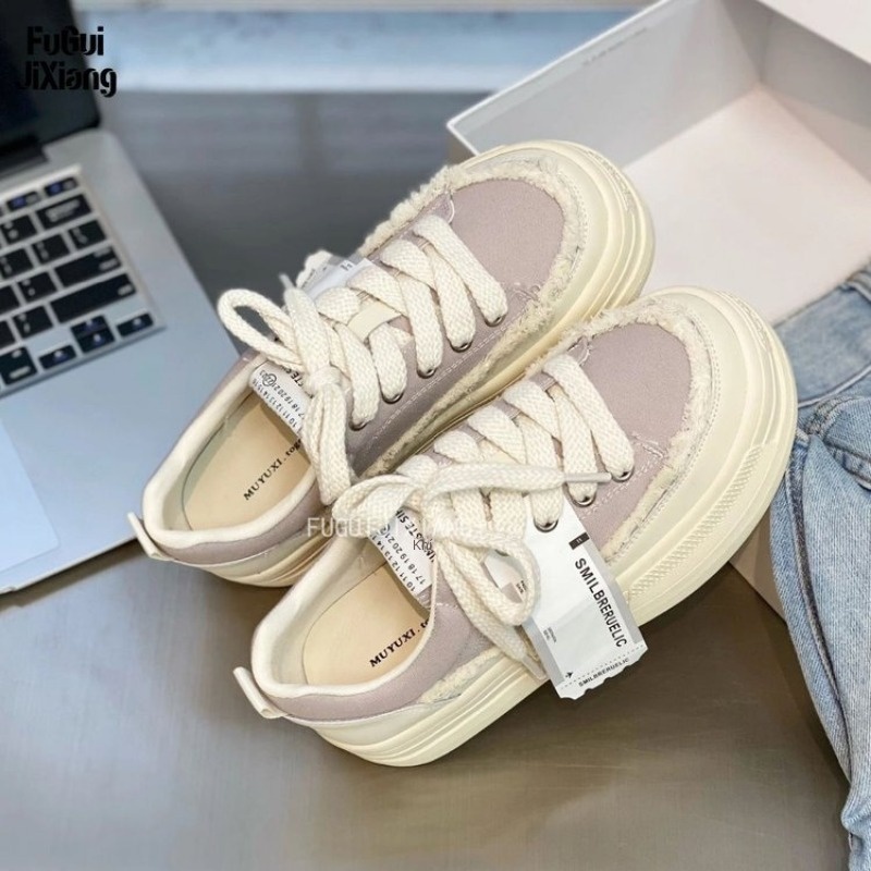 Giày canvas Đế Dày Phong Cách Thời Trang Xuân Hè Mới 2023 Dành Cho Nữ