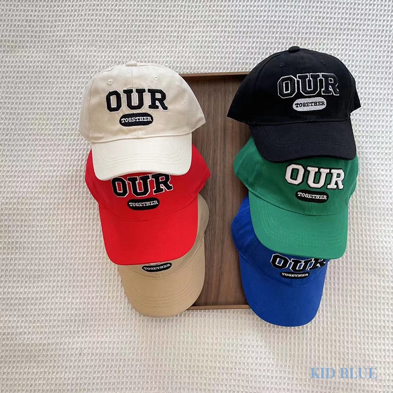Mũ Lưỡi Trai cotton Thêu Chữ Phong Cách Hàn Quốc Cho Nam Nữ
