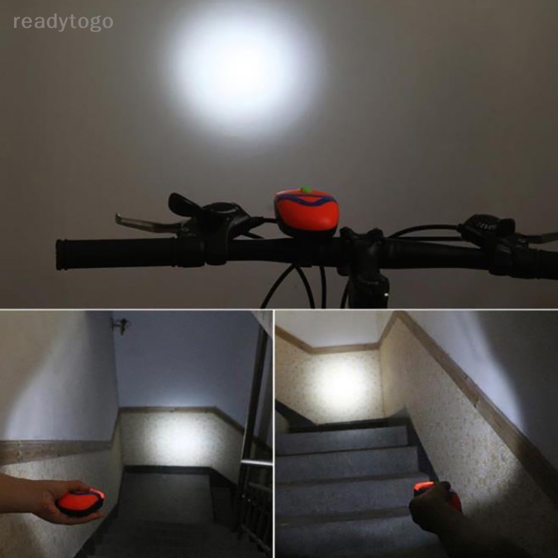 Bộ Đèn Pha led + Còi + Đèn Hậu Chống Nước Cho Xe Đạp