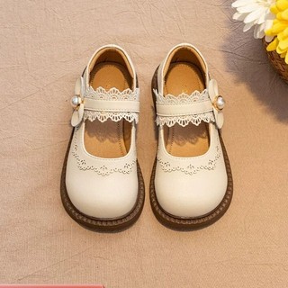 Giày búp bê da đế mềm phong cách mary jane cho bé gái