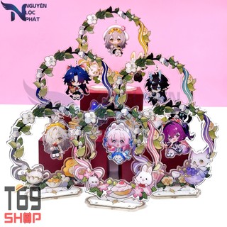 Mô hình Standee Acrylic Mica game Honkai Star Rail - Tea Party ver bàn học nlp