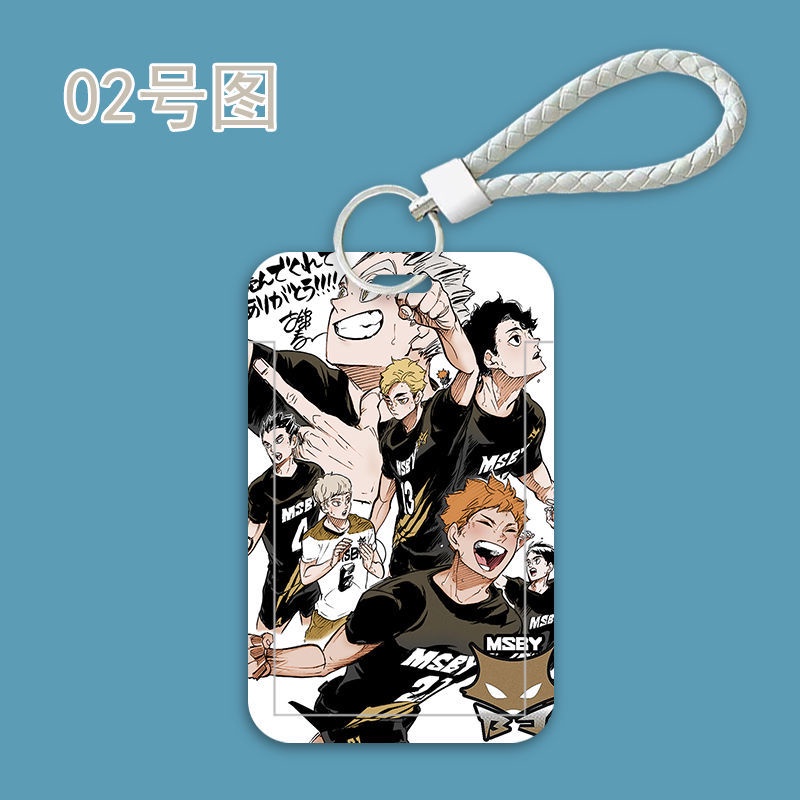 !!!! Haikyuu! Ví Đựng Thẻ id / Danh Thiếp / Thẻ Ngân Hàng Kiểu Dáng Đơn Giản Tiện Lợi Ốp