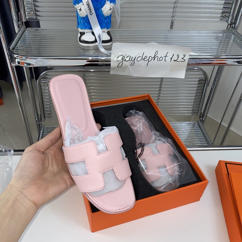 Dép HM Hồng Nhạt Hàng fullbox, bill, túi giấy