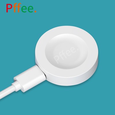 Bộ sạc không dây Pffee 5V Bộ sạc đồng hồ từ tính Siêu sạc Cáp USB C 6A cho đồng hồ huawei