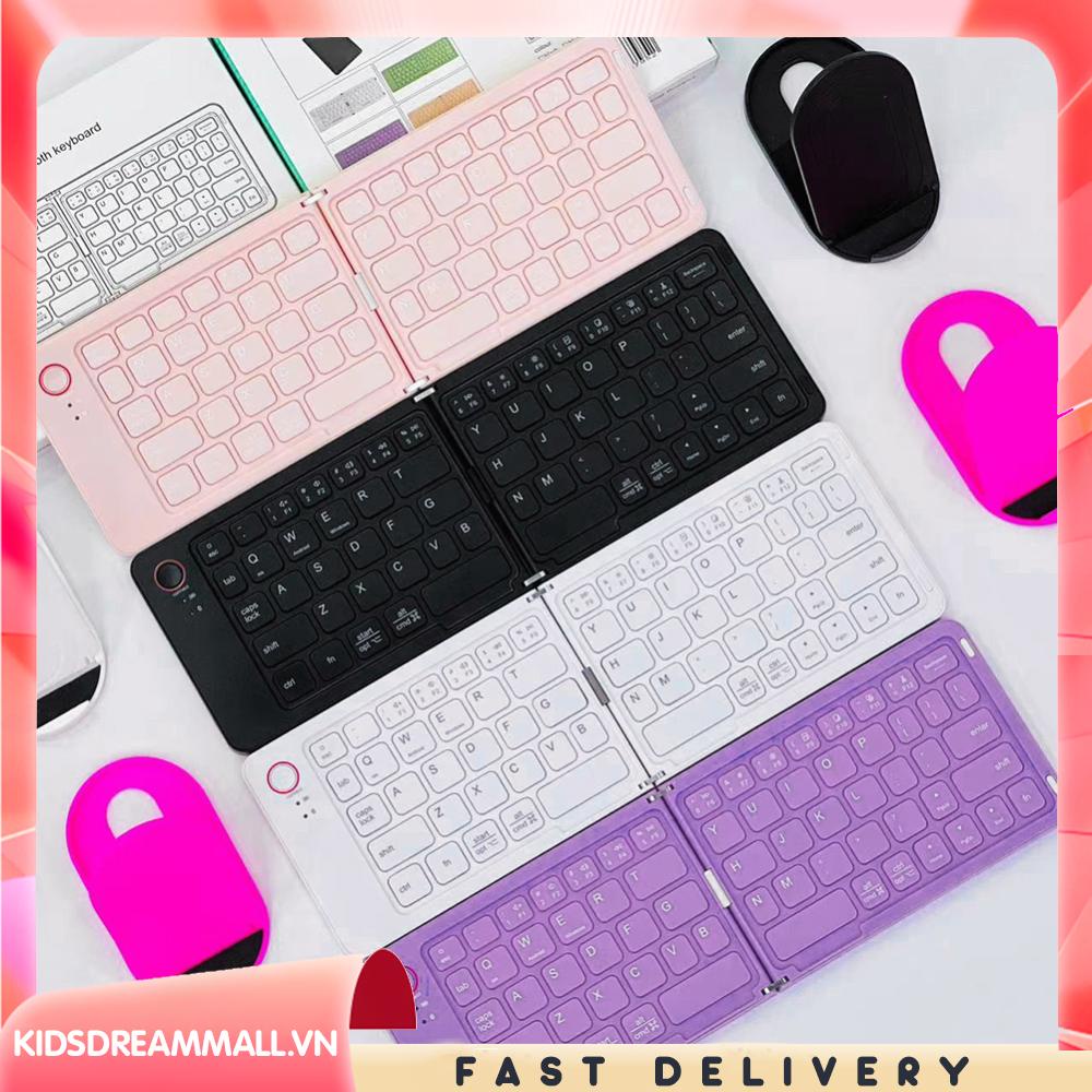 Bàn Phím bluetooth Không Dây Gấp Gọn Cho ios android windows laptop